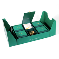 Boîte cadeau de luxe personnalisée à deux portes latérales avec deux portes