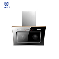 Hotte de cuisine intelligente murale professionnelle 60cm hotte aspirante avec hotte de cuisine de contrôle de filtre en acier inoxydable convertible