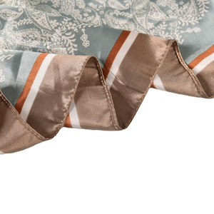 <span class=keywords><strong>Foulard</strong></span> <span class=keywords><strong>Bandana</strong></span> Personalizzato in Raso Stampato per Donne Americane/Europee, Sciarpe Quadrate Piccole con Motivo Cachemire 90*90cm in Poliestere per Hijab - Product Image 5