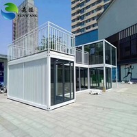Cabane de rangement préfabriquée en acier galvanisé écologique la plus populaire, facilement assemblable, bureau extérieur naturel