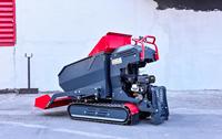 K-MAXPOWER 7HP Benne à chenilles agricole mini-dumper à essence certifiée CE, capacité de charge 500 kg