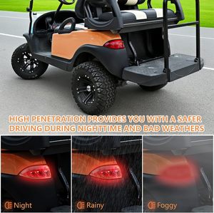 Kit de Luces Traseras LED de 12V y 3 Cables para Carrito de Golf, Reemplazo de Luces Traseras para Club Car Precedent 2004 y <span class=keywords><strong>Tempo</strong></span> 2018 OE 102528901 102579001 - Product Image 5