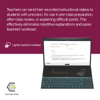Tablette Graphique Lecture Pad Plug-and-Play pour Enseignement, Apprentissage, Enregistrement Vidéos MP4, Cours en Ligne sur Ordinateur Windows 10/11
