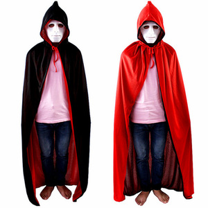 Nuevo manto con capucha capa abrigo Unisex bata capa Medieval chal vampiro FIESTA DE Halloween <span class=keywords><strong>bruja</strong></span> mago disfraces niños y adultos - Product Image 2
