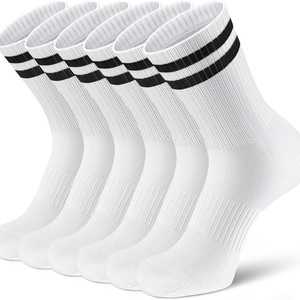 Running Athletic Sport Calf Crew <b>Socks</b> Performance Cushioned Breathable Digital Printing Youth for Men Women - Product Image 4