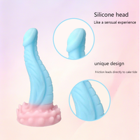 Dildo de Silicona Suave con Ventosa y Tentáculos de Pulpo, Tapón Anal para Mujeres, Talla L, Marca Sexbay, 100% Impermeable