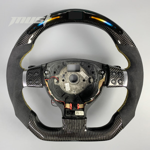 <span class=keywords><strong>Volante</strong></span> Deportivo Personalizado de Fibra de Carbono con Luces LED y Levas de Cambio para VW Volkswagen Serie MK5 <span class=keywords><strong>Golf</strong></span> GTI <span class=keywords><strong>R32</strong></span> Passat R36 Polo - Product Image 1