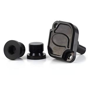 Penutup termostat minyak suku cadang mesin CNC Aluminium Billet kustom untuk N54 N55 S55 M2 M3 M4 - Product Image 6