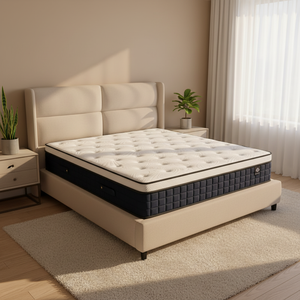 <span class=keywords><strong>Matelas</strong></span> hybride respirant <span class=keywords><strong>mousse</strong></span> et ressorts, pratique en voyage, protège colonne et apaise douleurs dorsales - Product Image 3