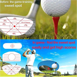 Adhesivo de impacto para entrenamiento de swing de golf, material PU, ayuda de entrenamiento para mejorar el práctica del swing de golf - Product Image 5
