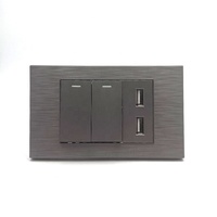 SC32 Nouvelle conception de haute qualité, Chine, prise USB 2.1A et prise murale 2 voies 2 gangues
