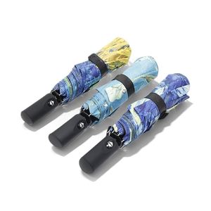 Branded Chinese Manufacturer High Quality Modern Travel Promotional 3 Folding Umbrellas Wholesale <b>Cheap</b> Customized Rain Logo - Product Image 4