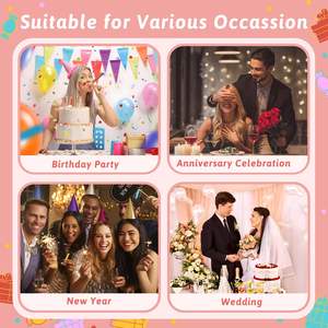 กล่องจดหมายอะคริลิคถาดโชว์เค้กลูกกวาดรูปตัวอักษรแบบเติมได้ใช้ซ้ำได้ถาดเสิร์ฟสำหรับตกแต่งงานเลี้ยงครบรอบวันเกิด - Product Image 6