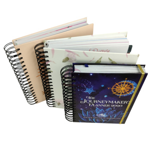 Custom Factory Hard Cover Spiral Eco-friendly Offset Printing Customizable Size Film Lamination Sketchpad Notebooks 30 Paper