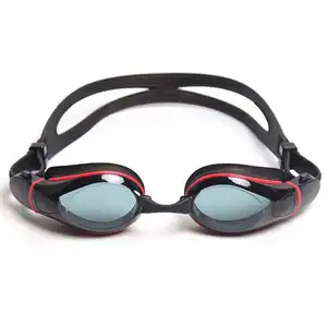 Yetişkin spor dalış göz koruyucu su geçirmez UV koruma yüzme gözlükleri yeni tasarım düz renk PC silikon balina 9400 500 adet