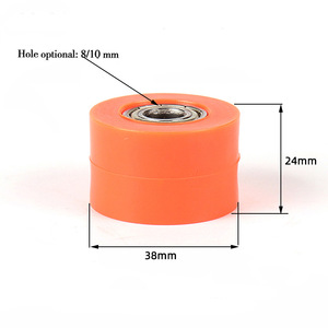 ZUQING โซ่ไกด์สปอร์ตเต็ค 38x24 มม. 8/10 มม. สำหรับรถจักรยานยนต์ออฟโรดอะไหล่ดัดแปลง CR106 - Product Image 1