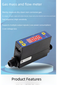 Débitmètre massique <span class=keywords><strong>de</strong></span> gaz à affichage numérique Aikesi MF4003/4008-Débitmètre <span class=keywords><strong>pour</strong></span> air comprimé, azote, oxygène, dioxyde <span class=keywords><strong>de</strong></span> carbone - Product Image 2