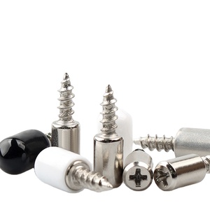 Supports de fixation pour étagères de meubles GQK, plaqués nickel, connecteurs et quincaillerie - Product Image 2