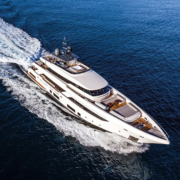 JNCN 122ft Neues Design Glasfaser Rumpf Luxus boot Yacht
