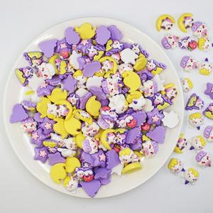 Funda para teléfono móvil DIY de dibujos animados Pony Star Moon y accesorios para el cabello hechos a mano resina Navidad ocasión crema pegamento Material paquete - Product Image 3