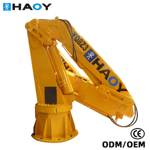 Gru Idraulica Marina da 6,3 Tonnellate per Carico Merci e Movimentazione Materiali in Cantieri Navali - Product Image 2