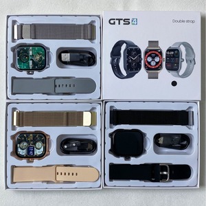Montre connectée carrée GTS4, étanche IP67, boîtier en acier, appels, puce ultra basse consommation, 2 bracelets, suivi sportif et du sommeil, <span class=keywords><strong>4</strong></span> jours d'autonomie - Product Image 5