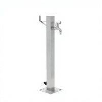 Colonne de douche autoportante en acier inoxydable pour extérieur, idéale pour le jardin - Vente chaude