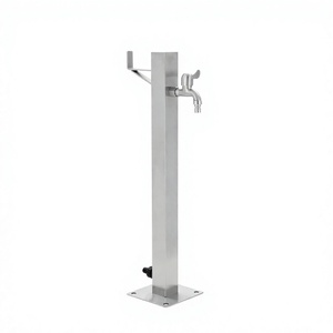Columna de Ducha Independiente para Exteriores, de Acero Inoxidable, para Jardín, en Oferta - Product Image 4