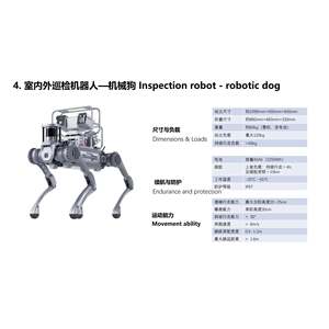 Machine d'inspection industrielle autonome de type chien de robot de patrouille de sécurité intelligente Moteur adapté à divers terrains Inspection de puissance - Product Image 6