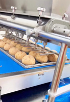 Machine d'injection de crème feuilletée Eclair à haute efficacité Machine de remplissage de crème Machine de remplissage latérale de Croissant de gâteau