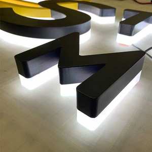 Panneau lumineux Daco Sign OEM/ODM adapté aux salles d'exposition et aux galeries, lettres rétroéclairées LED, panneau rétroéclairé 3D, conception gratuite - Product Image 2