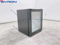 Réfrigérateur commercial sous comptoir pour boissons, 70L, porte vitrée simple, mini-bar pour bars et hôtels
