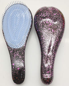 <span class=keywords><strong>Cepillo</strong></span> Desenredante Portátil con Mango Curvo <span class=keywords><strong>Anti</strong></span>-<span class=keywords><strong>Nudos</strong></span> para Masaje del Cuero Cabelludo, Uso Dual en Seco y Húmedo - Product Image 6