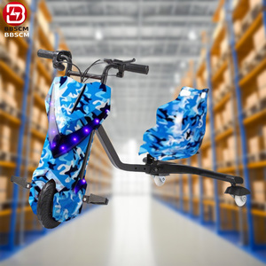 Trottinette à trois <span class=keywords><strong>roues</strong></span> 250-<span class=keywords><strong>350W</strong></span>, trois vitesses, jusqu'à 15 km/h, <span class=keywords><strong>drift</strong></span> libre à <span class=keywords><strong>360</strong></span>°, voiture de <span class=keywords><strong>drift</strong></span> pour enfants Crazy Rider - Product Image 1