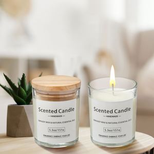 Oshine Venta al por Mayor, Marca Privada, 2 Velas Aromáticas de Cera de Soya Grandes, Tacto Real, Personalizadas, de Lujo para Decoración del Hogar - Product Image 1