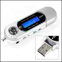 Pemutar MP3 USB 2.0 Murah Grosir dengan Layar LED 1.1" Bahan Zinc Alloy untuk Pelajar dan Pesta
