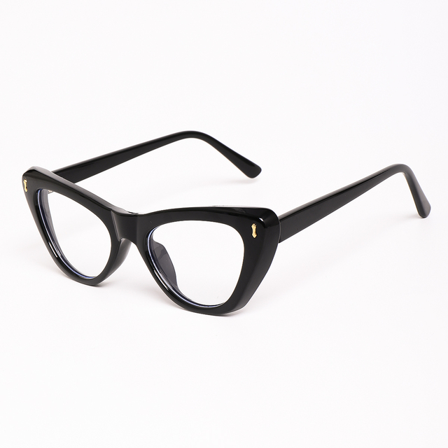 Lbashades 99018 New Fashion Cat Eye Women Optical Frames High Quality CP Temple Custom Logo Eyeglasses Frames 2026