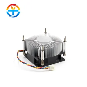 Wholesale Higher Quality Low Prices CPU Cooling 4Pin 55W 80x80x25mm Extruded Aluminum Heatsink With Fan