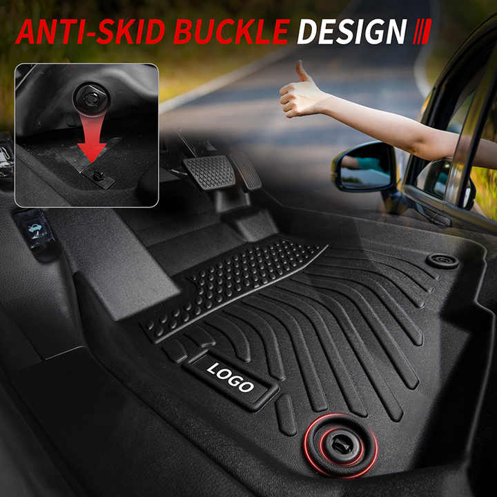 Wholesale Vietnam 3D Tpe Rubber Thermoformed Rug Carpets Car Floor Mats for Peugeot 3008 2018 - 2025 Trunk Mats