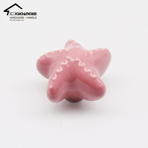 Fresco y natural de estrella de mar en forma de niños de <span class=keywords><strong>la</strong></span> manija de los muebles de los niños dulce caramelo color mando/ - Product Image 3