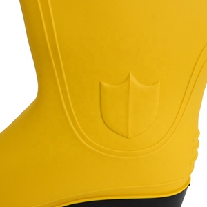 ULTAC Farm Work <strong>Boot</strong> Steel Toe <strong>Waterproof</strong> Gumboots Pvc Safety Shoes <strong>Pull</strong> on Anti-Slip With Easy Dry Fabric Lining Safety <strong>Boot</strong> - Product Image 3