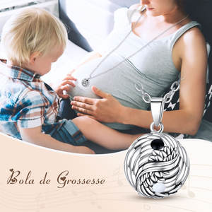 Angelo Changda ala <span class=keywords><strong>Ying</strong></span> <span class=keywords><strong>Yang</strong></span> gravidanza angelo bradipo che desidera rintocco palla mamma angelo del bambino Chime cheme collana - Product Image 6