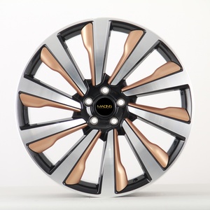 Carriole Maons pronto per la spedizione cerchio in alluminio <span class=keywords><strong>22</strong></span> 23 pollici 5X120 Multi raggio BMF bronzo canna di fucile ruota forgiata per Range Rover - Product Image 1
