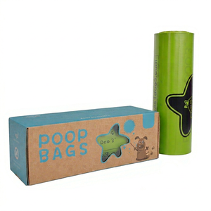 Bolsas Compostables para Excremento de Perro al por Mayor, Fabricante de Empaques Personalizados, Bolsas Biodegradables sin Perfume para Desechos Caninos, Rollo Ecológico - Product Image 1