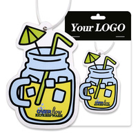 Parfum en papier personnalisé de haute qualité accessoires suspendus parfum anime désodorisant de voiture logo personnalisé