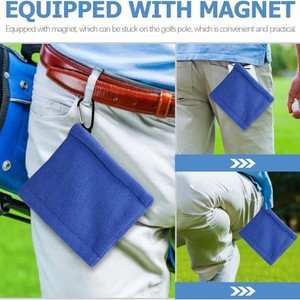 Serviette <span class=keywords><strong>de</strong></span> <span class=keywords><strong>golf</strong></span> avec mousqueton, en microfibre, multifonction pour le nettoyage des clubs et des balles sur le parcours <span class=keywords><strong>de</strong></span> <span class=keywords><strong>golf</strong></span> - Product Image 2
