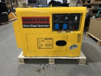 Ultra-Silent 5KVA bis 12KVA Diesel generator 10KVA Tragbarer offener Rahmen 1-3 Phasen mit geräuscharmer ATS-Option für automatischen Start