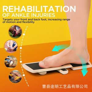 Tabla de madera para estirar los pies, antideslizante, para yoga, pilates, entrenador de equilibrio, corrector de postura para ejercicios de fitness - Product Image 2