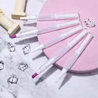 Tube vide de brillant à lèvres de 1.5ml, 2ml, 3ml, 4ml, 5ml, conteneur d'huile pour cuticules, vernis à ongles, accessoires de maquillage, stylo rotatif avec brosse