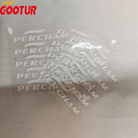 Étiquettes de vêtement à repasser avec logo personnalisable Impression TPU Presse thermique Étiquette de transfert de chaleur Autocollants de transfert de chaleur pour vêtements
